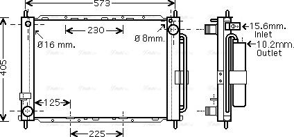 Ava Quality Cooling RTM500 - Модуль охлаждения autosila-amz.com