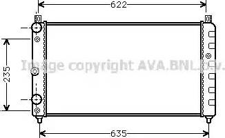 Ava Quality Cooling SA2003 - Радиатор, охлаждение двигателя autosila-amz.com