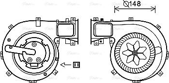 Ava Quality Cooling SB8079 - Вентилятор салона autosila-amz.com