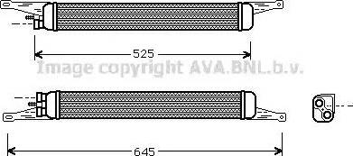 Ava Quality Cooling SB 3045 - Масляный радиатор, двигательное масло autosila-amz.com