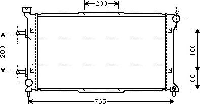 Ava Quality Cooling SU 2037 - Радиатор, охлаждение двигателя autosila-amz.com