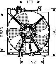 Ava Quality Cooling SU 7506 - Вентилятор, охлаждение двигателя autosila-amz.com