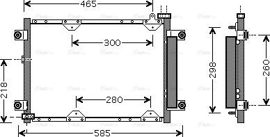 Ava Quality Cooling SZ5075D - Конденсатор кондиционера autosila-amz.com