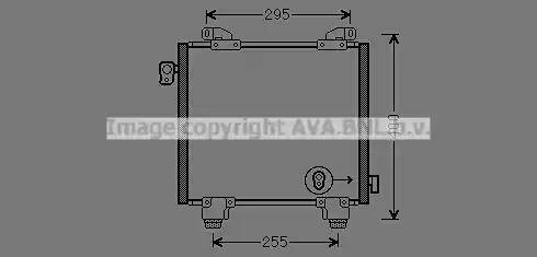 Ava Quality Cooling SZ5144 - Конденсатор кондиционера autosila-amz.com