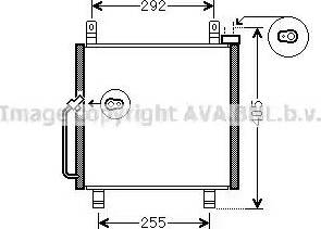 Ava Quality Cooling SZ 5119 - Конденсатор кондиционера autosila-amz.com