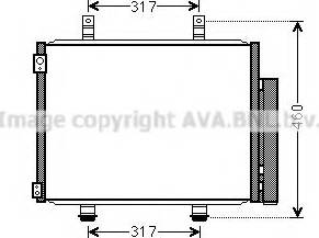 Ava Quality Cooling SZ5133 - Конденсатор кондиционера autosila-amz.com