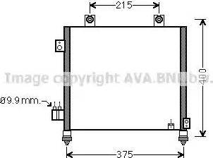 Ava Quality Cooling SZ5120 - Конденсатор кондиционера autosila-amz.com