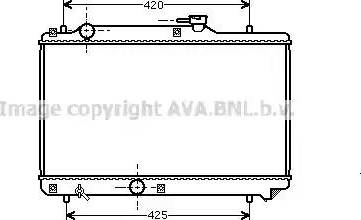 Ava Quality Cooling SZ 2035 - Радиатор, охлаждение двигателя autosila-amz.com