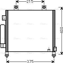 Ava Quality Cooling SZA5120D - Конденсатор кондиционера autosila-amz.com