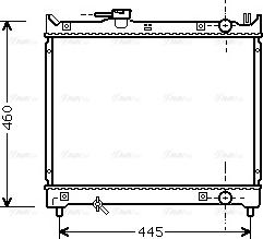 Ava Quality Cooling SZA2015 - Радиатор, охлаждение двигателя autosila-amz.com