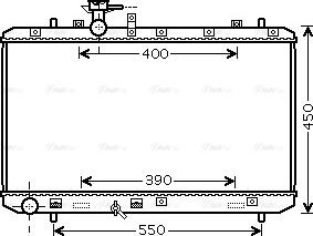 Ava Quality Cooling SZA2084 - Радиатор, охлаждение двигателя autosila-amz.com