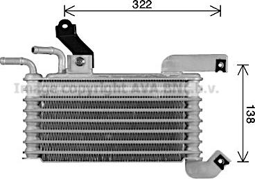 Ava Quality Cooling TO3760 - Масляный радиатор, автоматическая коробка передач autosila-amz.com