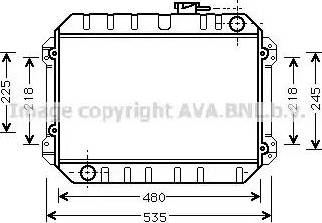 Ava Quality Cooling TO 2009 - Радиатор, охлаждение двигателя autosila-amz.com