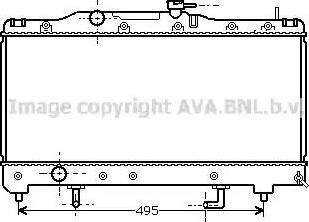 Ava Quality Cooling TO 2204 - Радиатор, охлаждение двигателя autosila-amz.com