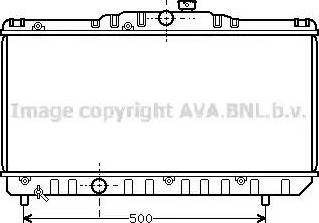 Ava Quality Cooling TOA2117 - Радиатор, охлаждение двигателя autosila-amz.com