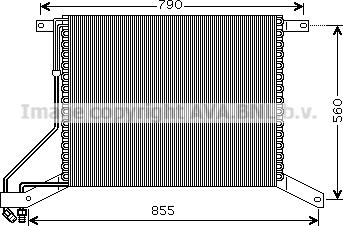 Ava Quality Cooling UV5104 - Конденсатор кондиционера autosila-amz.com