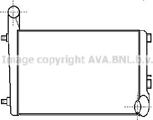 Ava Quality Cooling VL4006 - Интеркулер, теплообменник турбины autosila-amz.com