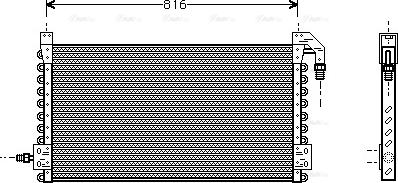 Ava Quality Cooling VL 5014 - Конденсатор кондиционера autosila-amz.com
