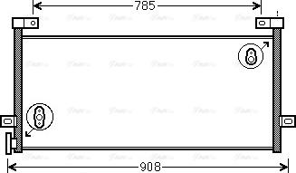 Ava Quality Cooling VL5081 - Конденсатор кондиционера autosila-amz.com