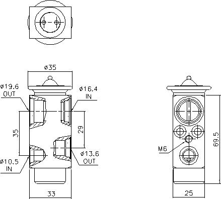 Ava Quality Cooling VL1178 - Расширительный клапан, кондиционер autosila-amz.com
