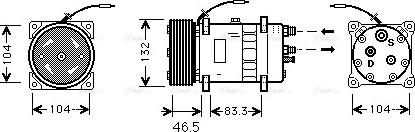 Ava Quality Cooling VLAK026 - Компрессор кондиционера autosila-amz.com