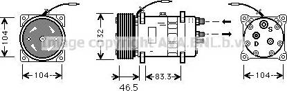 Ava Quality Cooling VLK026 - Компрессор кондиционера autosila-amz.com