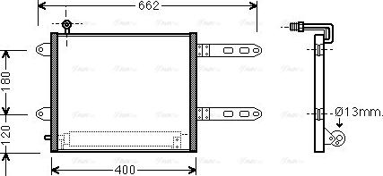 Ava Quality Cooling VN5178D - Конденсатор кондиционера autosila-amz.com