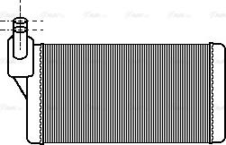 Ava Quality Cooling VN6097 - Теплообменник, отопление салона autosila-amz.com