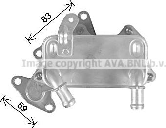 Ava Quality Cooling VN3430H - Масляный радиатор, автоматическая коробка передач autosila-amz.com