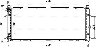 Ava Quality Cooling VN2094 - Радиатор, охлаждение двигателя autosila-amz.com