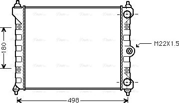 Ava Quality Cooling VN2092 - Радиатор, охлаждение двигателя autosila-amz.com