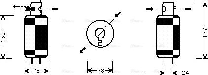 Ava Quality Cooling VND165 - Осушитель, кондиционер autosila-amz.com