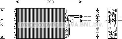 Ava Quality Cooling VNV185 - Испаритель, кондиционер autosila-amz.com