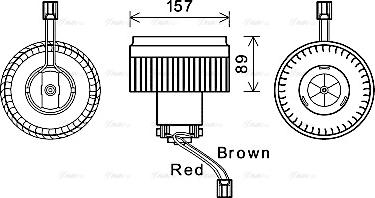 Ava Quality Cooling VO8177 - Вентилятор салона autosila-amz.com