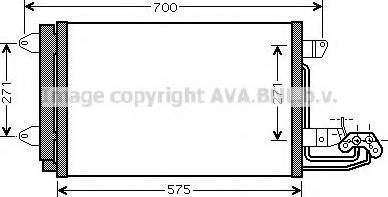 Ava Quality Cooling VW 5269 - Конденсатор кондиционера autosila-amz.com