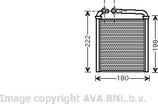 Ava Quality Cooling VW 6256 - Теплообменник, отопление салона autosila-amz.com