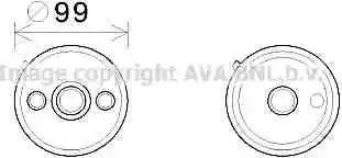 Ava Quality Cooling VW3358 - Масляный радиатор, автоматическая коробка передач autosila-amz.com