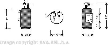 Ava Quality Cooling VW D169 - Осушитель, кондиционер autosila-amz.com