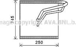 Ava Quality Cooling VWV387 - Испаритель, кондиционер autosila-amz.com