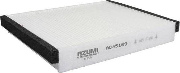 Azumi AC45109 - Фильтр воздуха в салоне autosila-amz.com
