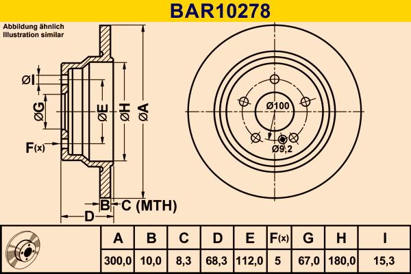 Barum BAR10278 - Тормозной диск autosila-amz.com