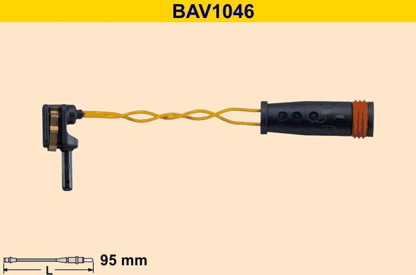 Barum BAV1046 - Сигнализатор, износ тормозных колодок autosila-amz.com