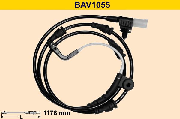 Barum BAV1055 - Сигнализатор, износ тормозных колодок autosila-amz.com