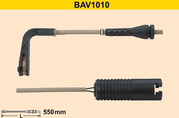 Barum BAV1010 - Сигнализатор, износ тормозных колодок autosila-amz.com