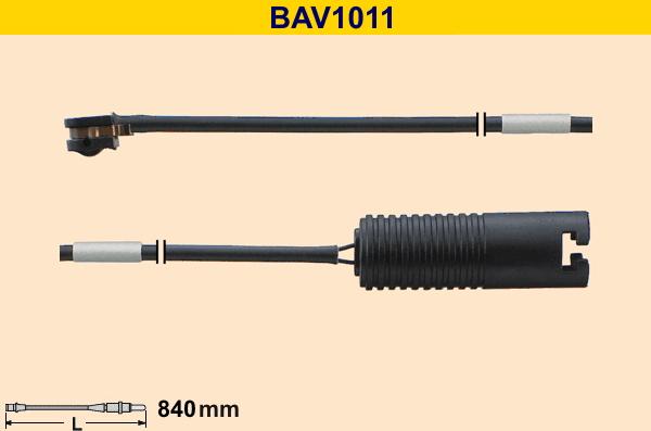 Barum BAV1011 - Сигнализатор, износ тормозных колодок autosila-amz.com