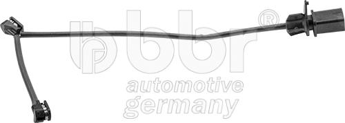 BBR Automotive 001-10-17772 - Сигнализатор, износ тормозных колодок autosila-amz.com