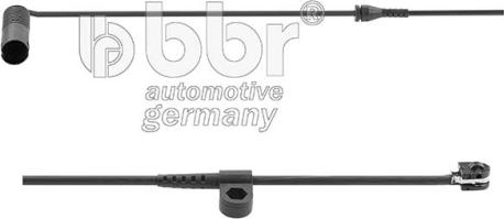 BBR Automotive 003-10-12405 - Сигнализатор, износ тормозных колодок autosila-amz.com