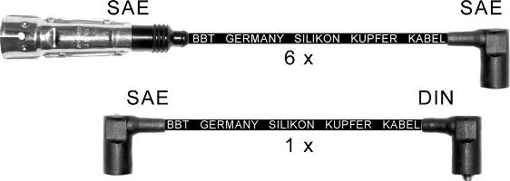 BBT ZK0417 - Комплект проводов зажигания autosila-amz.com