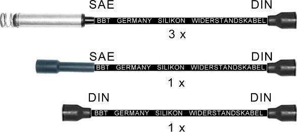 BBT ZK0714 - Комплект проводов зажигания autosila-amz.com