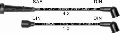 BBT ZK1674 - Комплект проводов зажигания autosila-amz.com